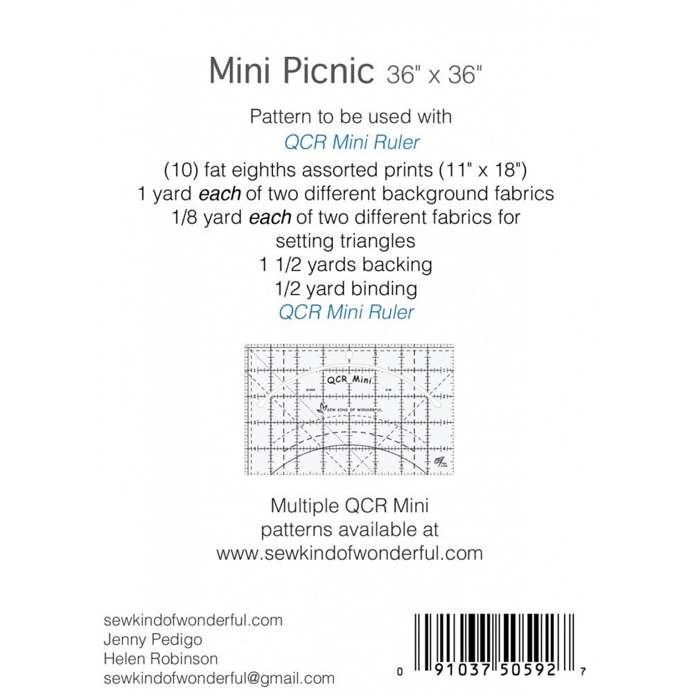 Mini Picnic Wall Hanging Pattern image # 82662