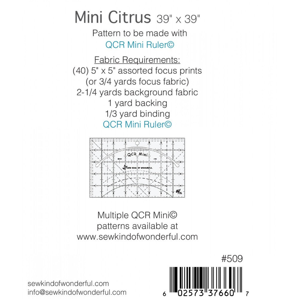 Mini Citrus Wall Hanging Pattern image # 82716