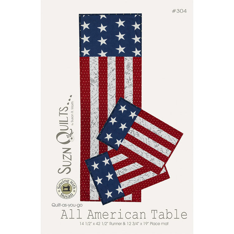 All American Table Runner and Placemat Pattern image # 74565