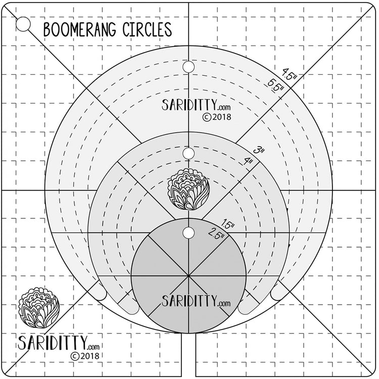 Sariditty, 4pc Boomerang and Circles Set image # 58936