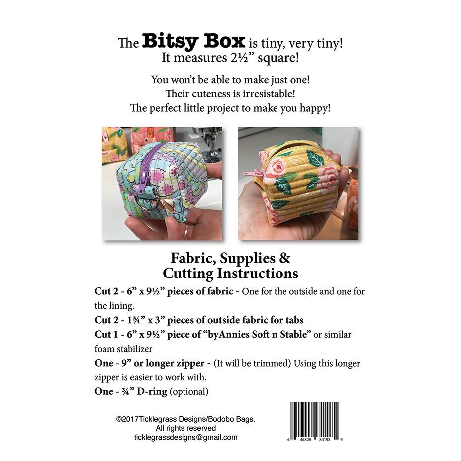 The Bitsy Box Pattern image # 61599