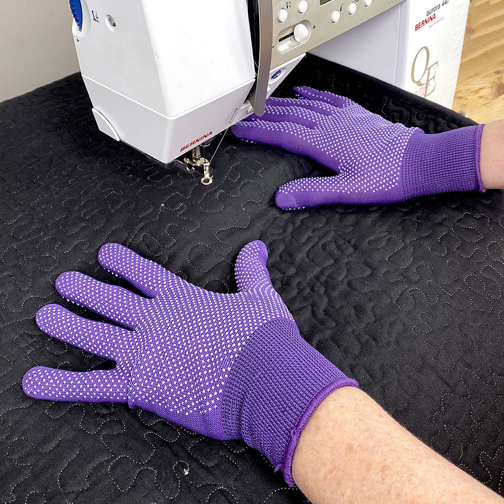 Gypsy Quilter, Hold Steady Machine Quilting Gloves image # 66477