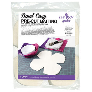 Gypsy Quilter, Bowl Cozy Pre-Cut Batting - 8ct image # 101464