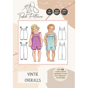 Vintie Overalls Pattern, Tadah Patterns image # 100398