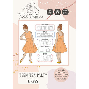 Tea Party Dress Pattern, Tadah Patterns image # 100304