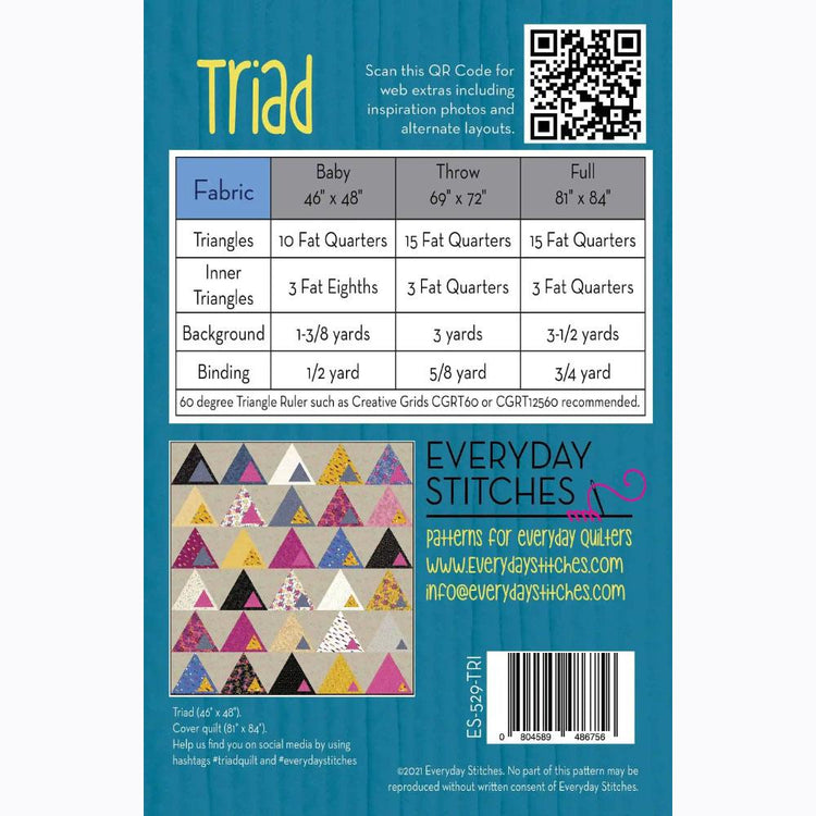 Triad Quilt Pattern image # 103961