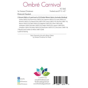 Ombre Carnival Quilt Pattern image # 61583