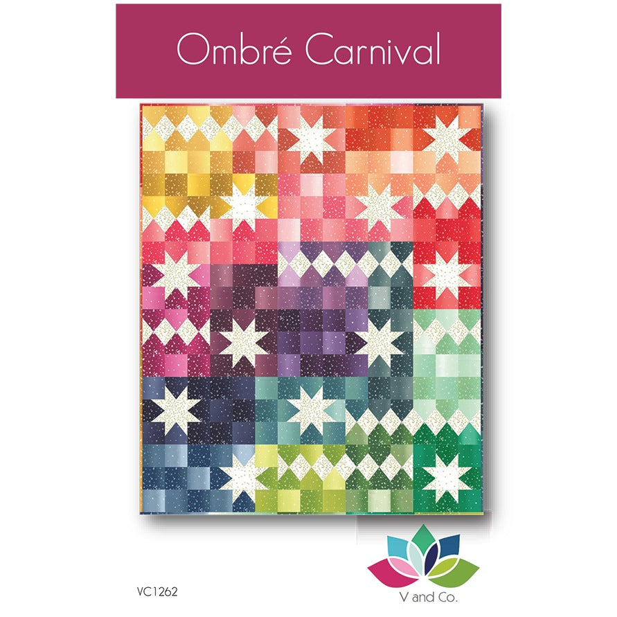 Ombre Carnival Quilt Pattern image # 61582