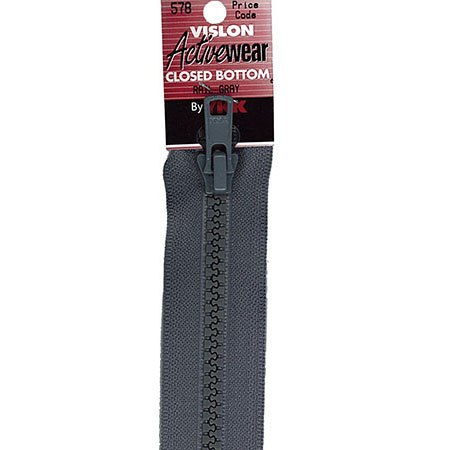 Vislon Closed Bottom Zipper, YKK image # 11531