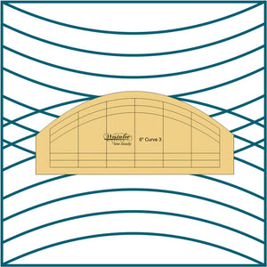 Westalee Design 6" Curve 4pc Template Set image # 113181