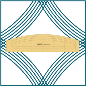 Westalee Design 9" Curve 4pc Template Set image # 113309