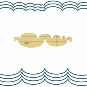 Westalee Design Multi Arc Ruler Deep/Shallow Ovals Templates image # 113601