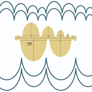 Westalee Design Multi Arc Ruler Deep/Shallow Ovals Templates image # 113606