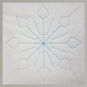 Westalee Design Spin-E-Fex Snowflake 2pc Template Set image # 104617