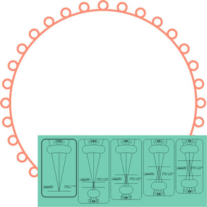 Westalee Design Strand of Pearls 5pc Templates image # 112221