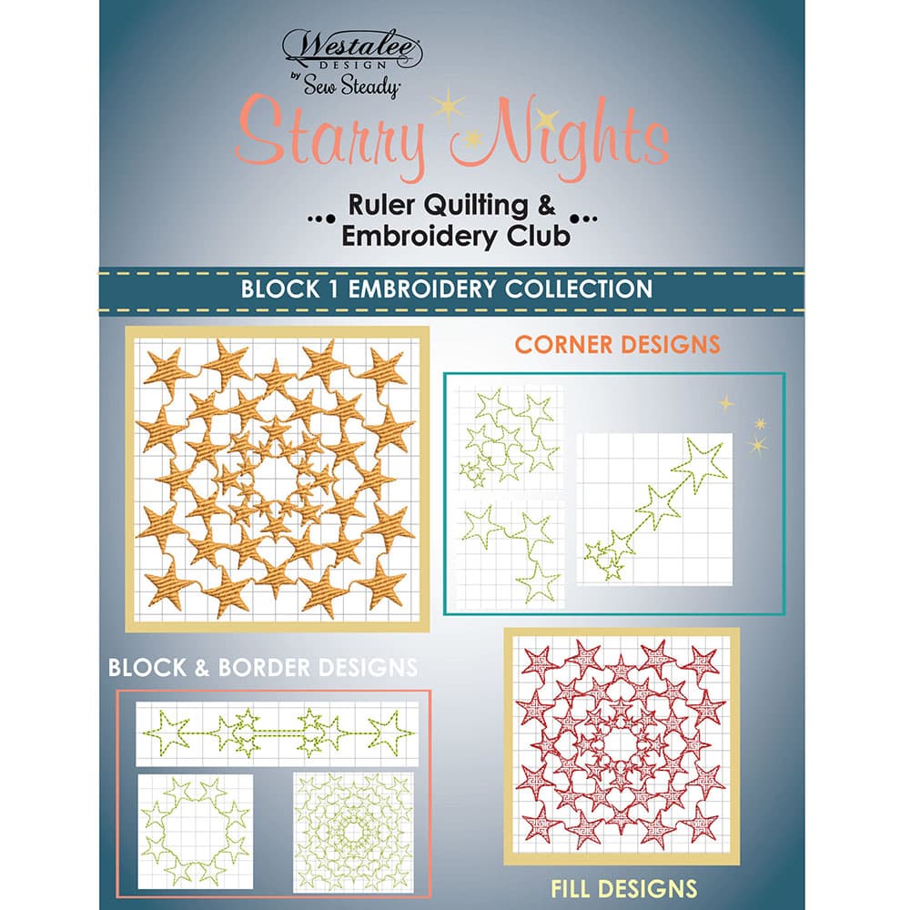 Starry Nights Ruler Work & Embroidery Club image # 103720