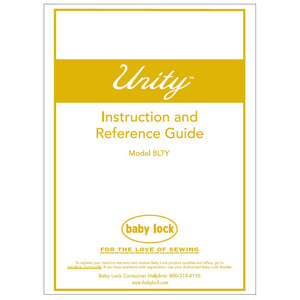 Instruction Manual, Babylock BLTY Unity image # 121946