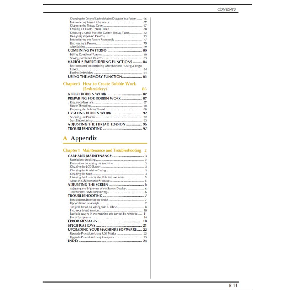 Instruction Manual, Babylock BLTY Unity image # 121948