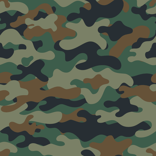 Camouflage Fabric - Green