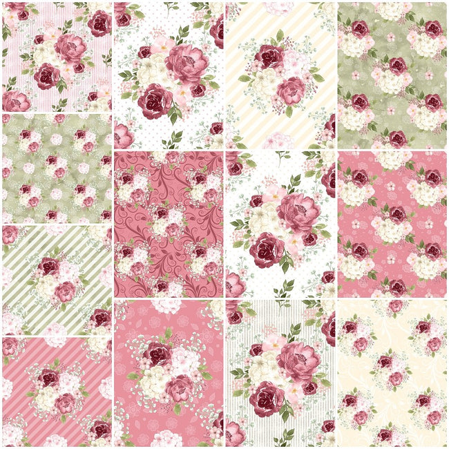 Canyon Rose Fat Quarter Bundle - 13 Pieces