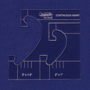 Westalee Design Continuous Heart Border Template Set image # 112082