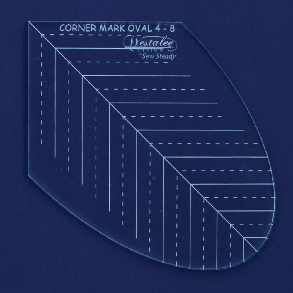 Westalee Design Corner Mark Oval Template Sets image # 113337