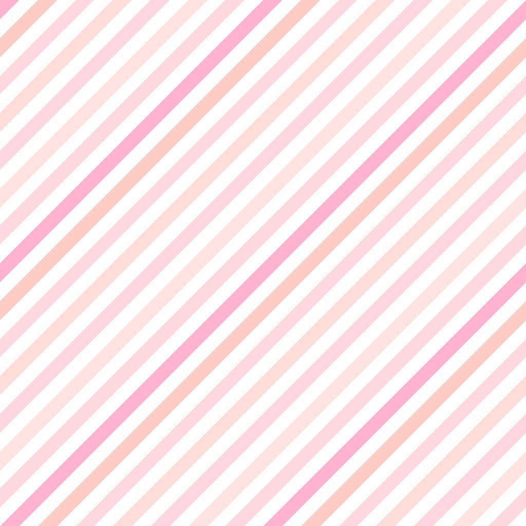 Diagonal Stripe Fabric - Shades of Pink