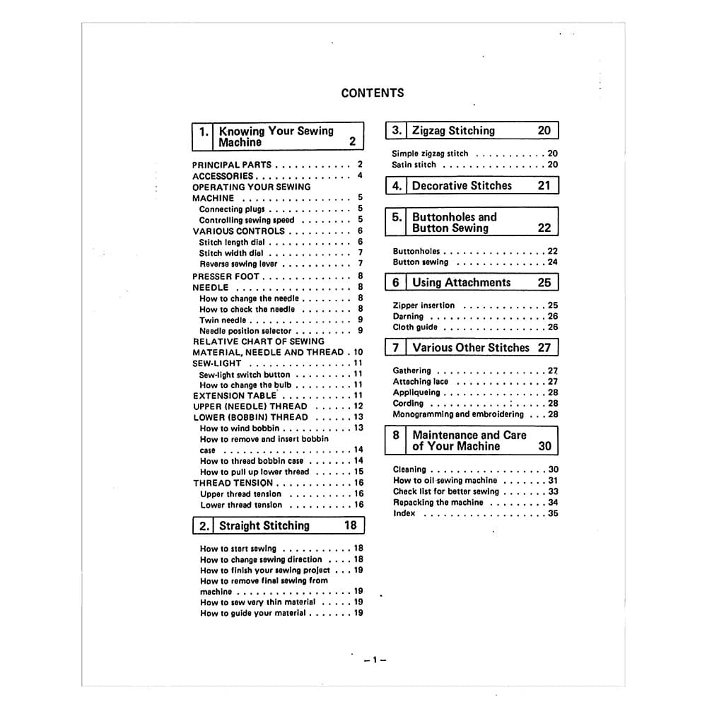 Babylock BL713 Instruction Manual image # 121627