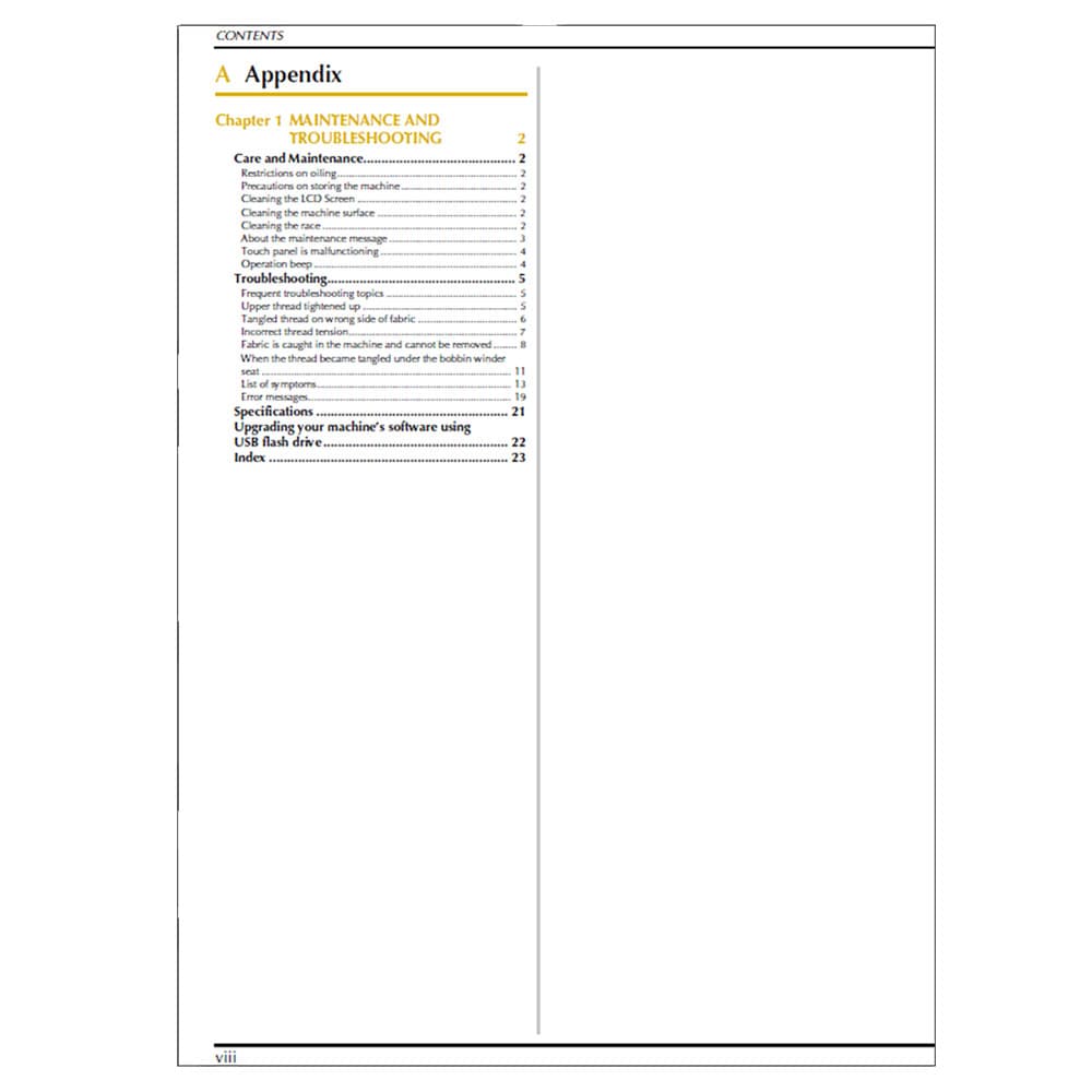 Babylock BLMAV2 Aventura II Instruction Manual image # 122047