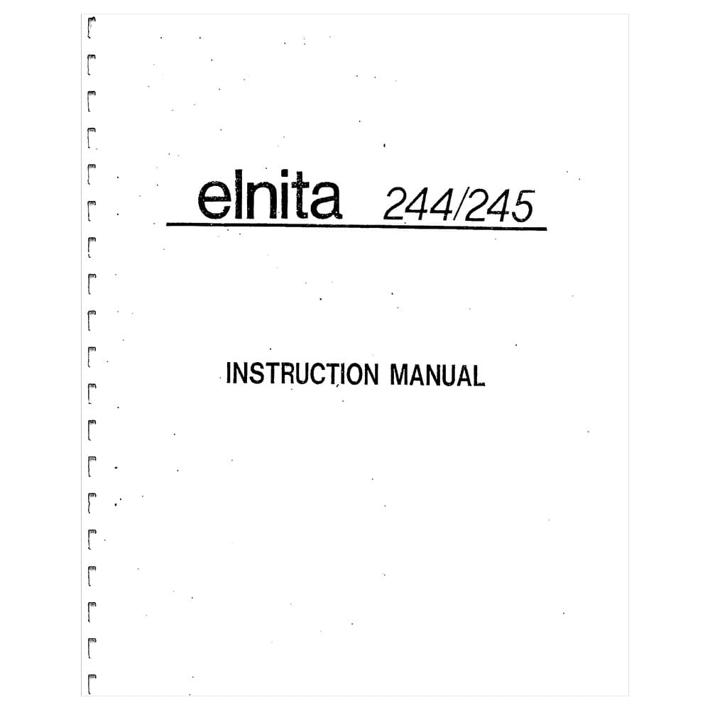 Elna 244 Instruction Manual image # 119134