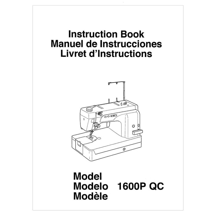 Janome 1600P-QC Instruction Manual image # 119937