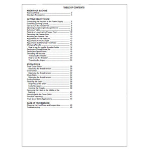 Janome 2000CPX CoverPro Instruction Manual image # 120031