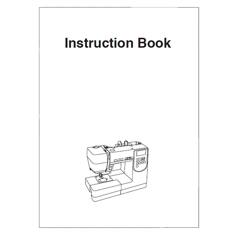 Instruction Manual, Janome M7100 image # 120264