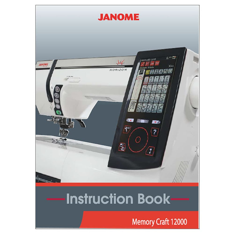 Instruction Manual, Janome MC12000 image # 120270