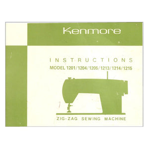 Kenmore 158.1215 Instruction Manual image # 120732