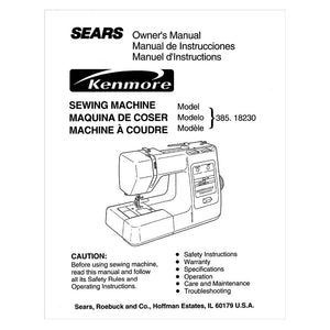 Kenmore 385.18230 Instruction Manual image # 121298