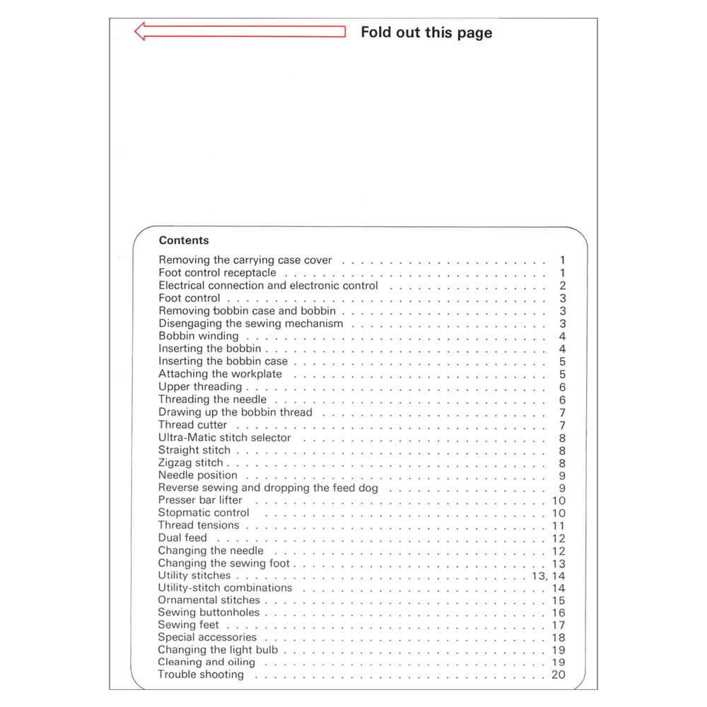 Pfaff 1213 Instruction Manual image # 122354