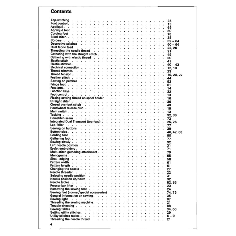 Pfaff Tipmatic 6122 Instruction Manual image # 122952