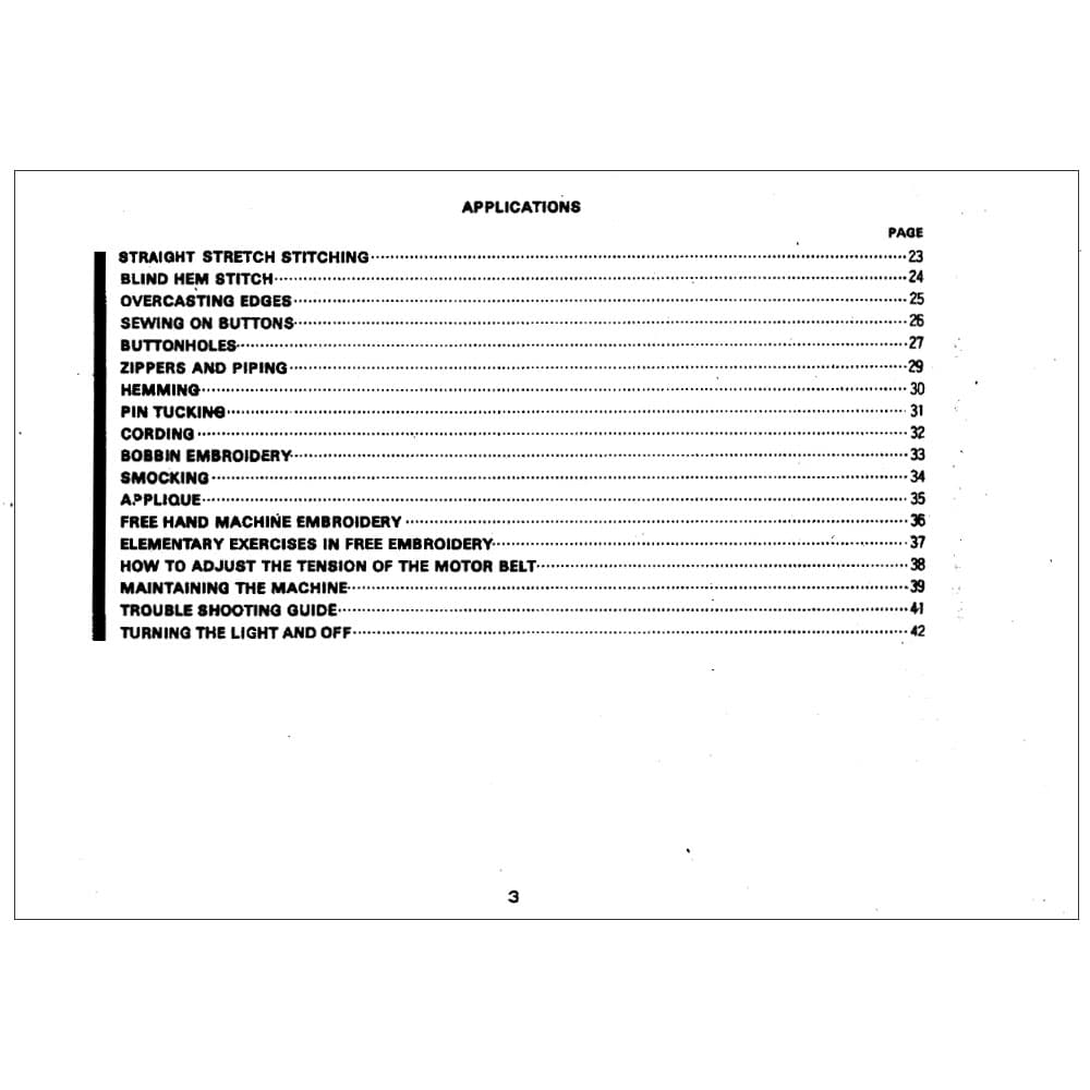 Riccar 3600 Instruction Manual image # 116960