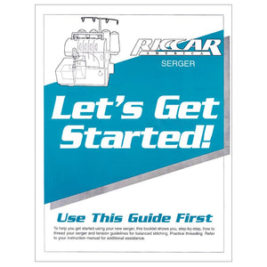 Riccar 564DE Let's Get Started Guide image # 116920