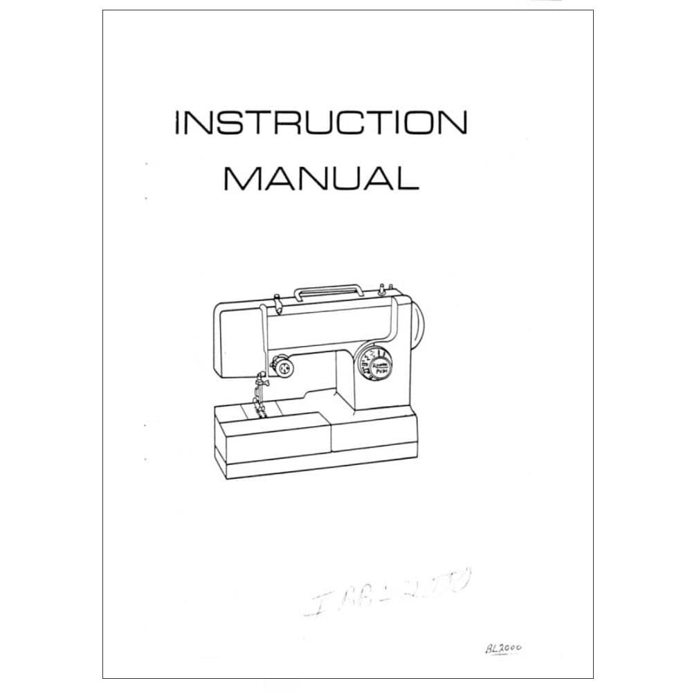 Riccar 709 Instruction Manual image # 116890