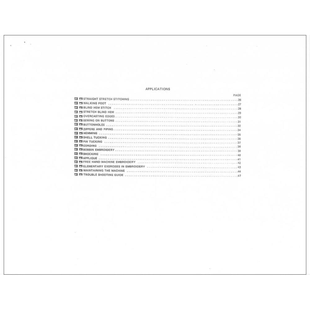 Riccar 706 Instruction Manual image # 121047