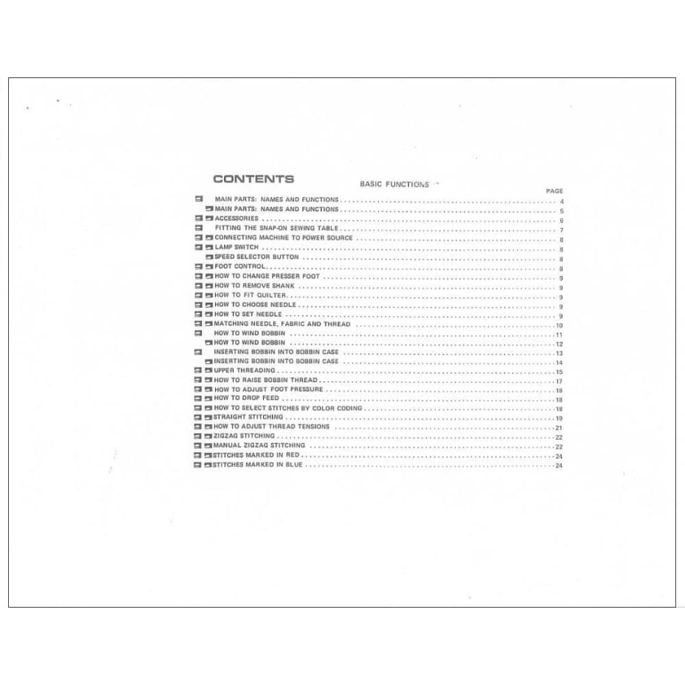 Riccar 706 Instruction Manual image # 121048