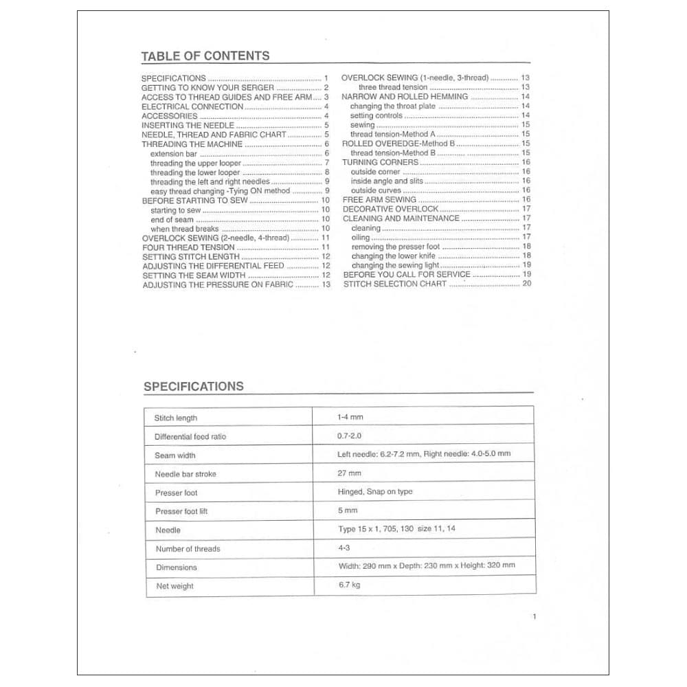 Riccar R734D Instruction Manual image # 116508