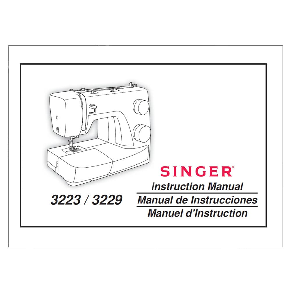 Singer 3223 Simple Instruction Manual image # 124380