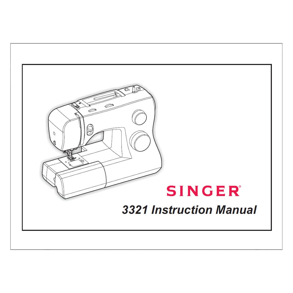 Singer 3321 Talent Instruction Manual image # 123638