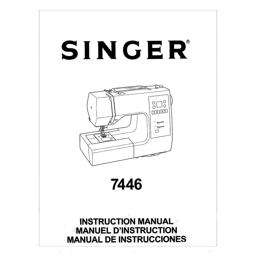 Singer 7446 Instruction Manual