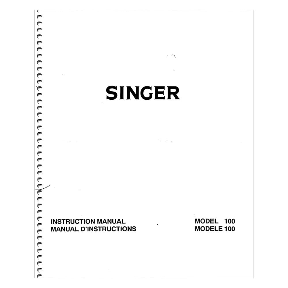 Singer Featherweight 100 Instruction Manual