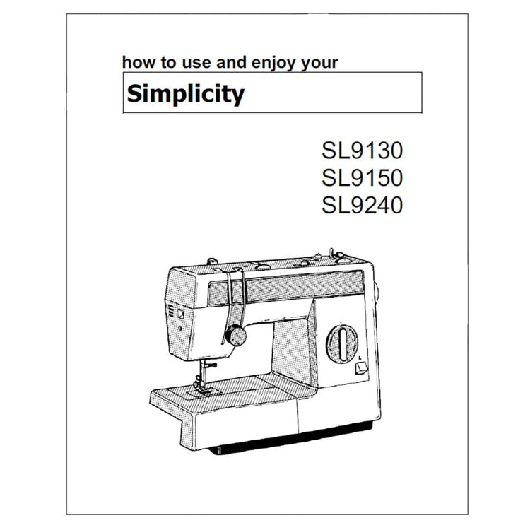 Simplicity SL9150 Instruction Manual image # 123459