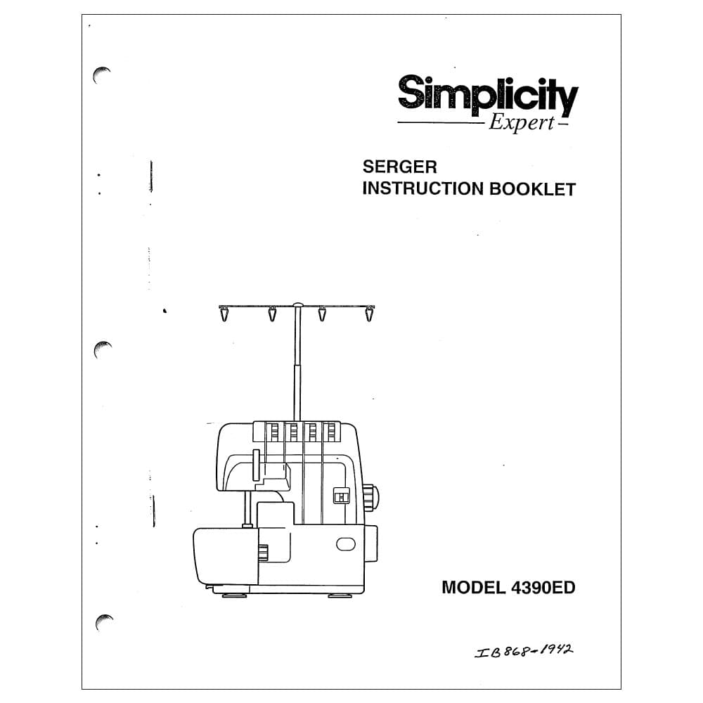 Simplicity SL4390ED Instruction Manual image # 120432